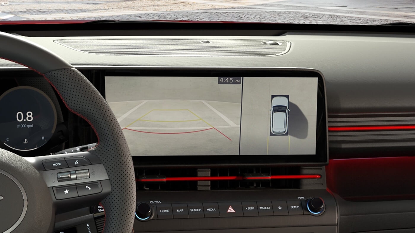 Fonctionnalités **Hyundai SmartSense** du Hyundai Kona 2025.