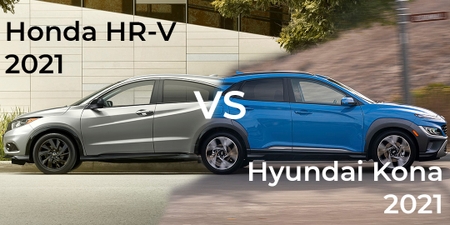 Honda HR-V 2021 vs Hyundai Kona 2022 : Le duel des VUS sous-compacts
