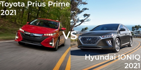 Toyota Prius Prime 2021 vs Hyundai Ioniq 2021