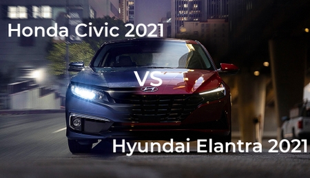 Honda Civic 2021 vs Hyundai Elantra 2021